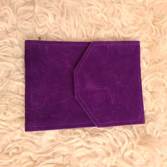 JC Penney purple pearl folder storage envelope - Picture 1 of 5